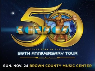 KANSAS! SECOND SHOW ADDED AT BROWN COUNTY MUSIC CENTER! @ BROWN COUNTY MUSIC CENTER