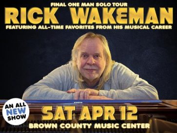 RICK WAKEMAN (FROM 'YES') AT THE BROWN COUNTY MUSIC CENTER @ BROWN COUNTY MUSIC CENTER