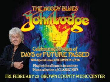 JOHN LODGE OF THE MOODY BLUES AT THE BROWN COUNTY MUSIC CENTER! @ BROWN COUNTY MUSIC CENTER